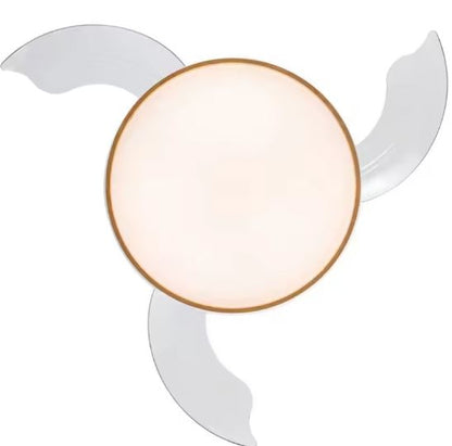 Ventilador de techo led color madera