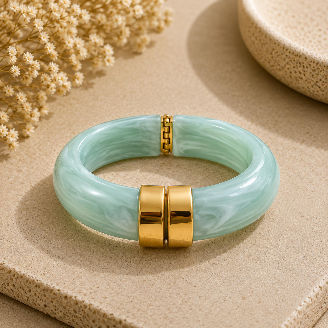 Brazalete Grueso Acrílico (Varios Colores)