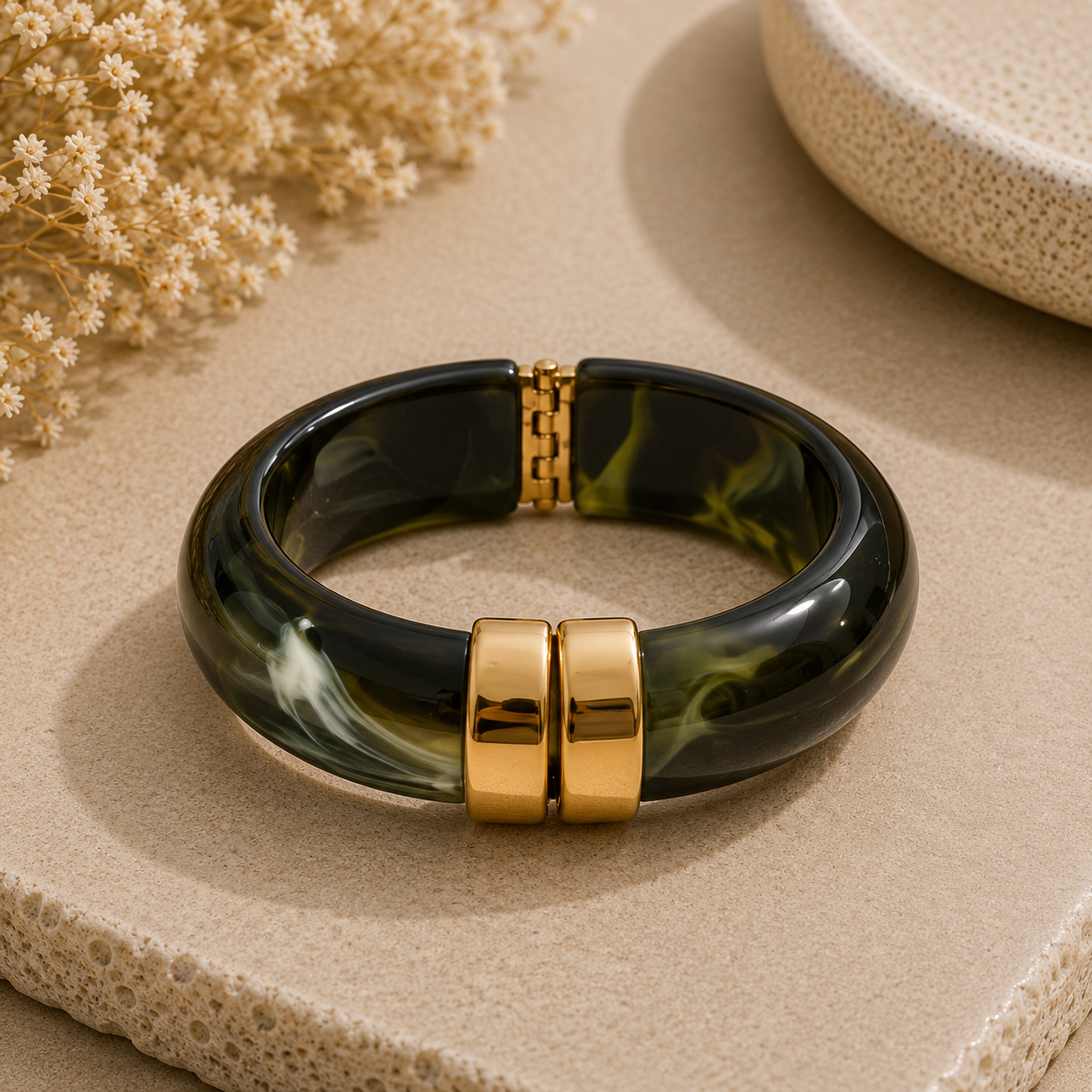 Brazalete Grueso Acrílico (Varios Colores)