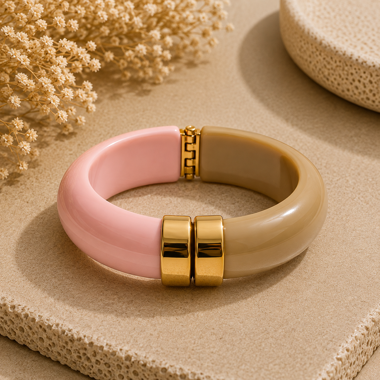 Brazalete Grueso Acrílico (Varios Colores)