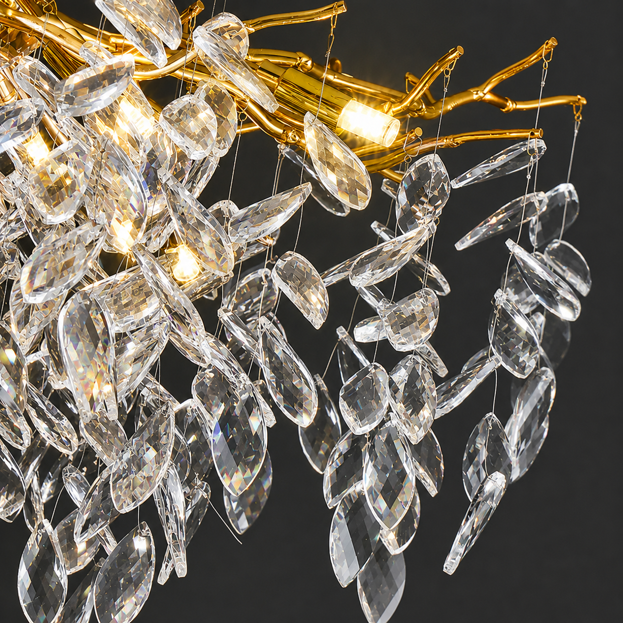 Lámpara Colgante Crystal Gold™