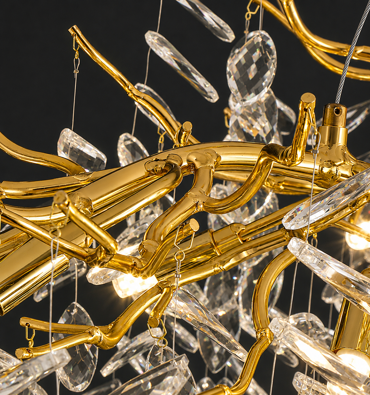 Lámpara Colgante Crystal Gold™