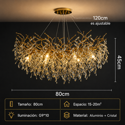 Lámpara Colgante Crystal Gold™