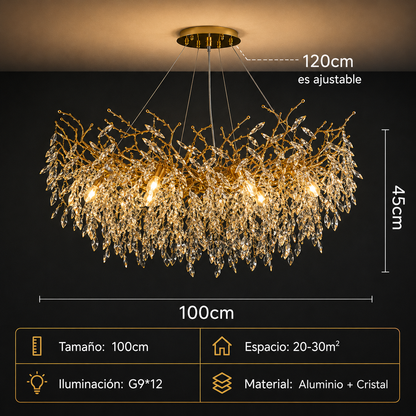 Lámpara Colgante Crystal Gold™