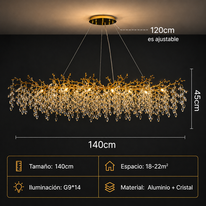 Lámpara Colgante Crystal Gold™