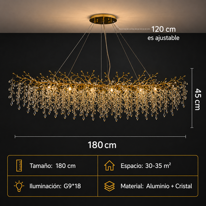 Lámpara Colgante Crystal Gold™